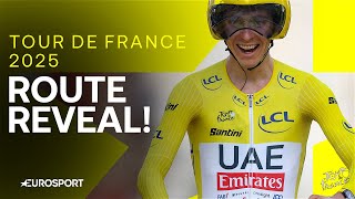 🚴 Tour de France 2025 route REVEALED [upl. by Snave]