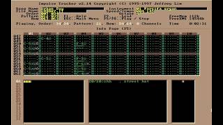 The Urbz GBA Soundtrack  Urbania Day Impulse Tracker Visualization [upl. by Olaznog]