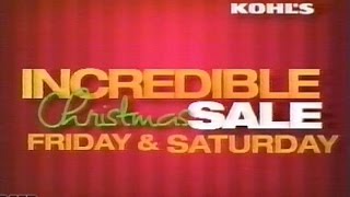 Kohls quotIncredible Christmas Salequot 2006 [upl. by Ramaj200]