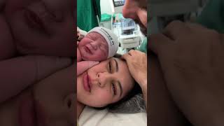 Beautiful newborn baby crying  Crying baby after birth [upl. by Naimaj]