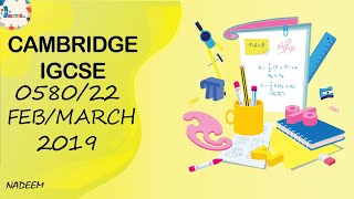 058022FM19 Worked Solutions IGCSE Math Paper 2019 EXTENDED  Science And Math [upl. by Leugim]