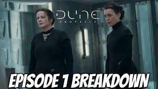 DUNE PROPHECY Episode 1 Breakdown  Easter Eggs Ending Explained amp Review [upl. by Iegres]