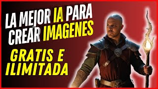 🤖ENCONTRE UNA IA QUE CREA IMAGENES GRATIS E ILIMITADAS [upl. by Aes461]