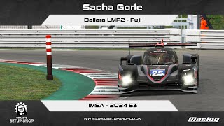 iRacing  24S3  Dallara LMP2  IMSA  Fuji  SG [upl. by Loris]