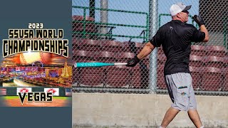 2023 40 Major Plus Senior Softball World Championships Clips  Las Vegas NV [upl. by Bigg]