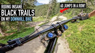 BLACK MTB TRAILS ARE THE BEST LEOGANG BIKEPARK [upl. by Fosdick]