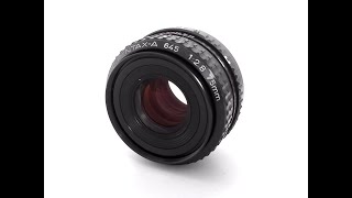 PENTAX Lens SMC PENTAXA 645 75mm F28 [upl. by Padriac]