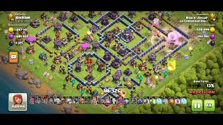 Queen Charge Super Hog Riders  Druids Th15🔥 ClashOfClans supercell [upl. by Henarat788]