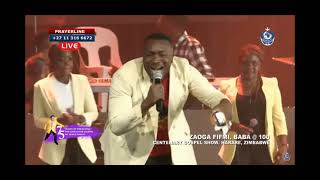 Probity Mutsambiwa perfoming Mwenje at Baba Guti100 ZAOGA celebrations [upl. by Llenad]