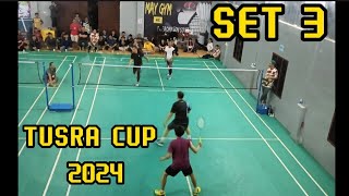 SET 3 Final Trakindo TUSRA Badminton CUP 2024 IndraAlfons vs KusnadiNandar [upl. by Levram]