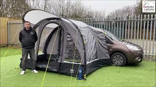 Kampa Sprint Air Micro Camper Side Awning ideal for Berlingo Partner amp VW Caddy [upl. by Josephine]