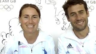 John Gimson and Anna Burnet reflect on sailing silver  Tokyo 2020 Olympics [upl. by Cohen]