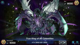 Summon True King of All Calamities In One Turn Virtual World Combo1  YuGiOh Master Duel [upl. by Ahsial679]