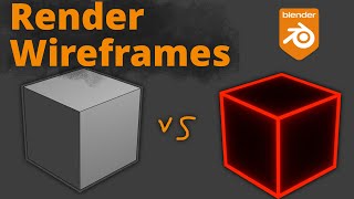 Blender  Different Ways to Render Wireframes [upl. by Nor]