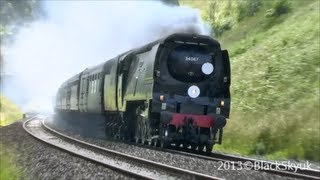 34067 Tangmere on The Devonian Honiton Bank amp Whiteball Tunnel Full HD 1080p 50fps [upl. by Johppah]