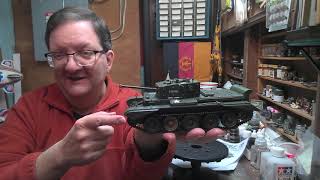 Model Building  Tamiyas Cromwell tank [upl. by Nnairrehs]