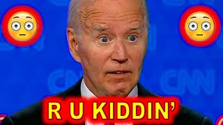 Joe Bidens Most GHASTLY Gaffe of the Debate and the Media is SILENT [upl. by Llirret151]