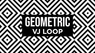 Geometric Vj Loop 4K  1 hour [upl. by Pega910]