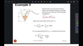 BioFluid I Conservation of mass 2 [upl. by Nedi]