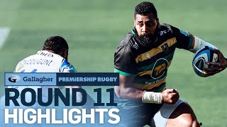 Round 11 Extended HIGHLIGHTS  Superb Tries amp Brilliant Comebacks  Gallagher Premiership 202021 [upl. by Trinette]