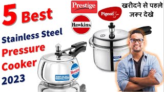 Top 5 Best Pressure Cooker in India for Kitchen 2023 ✨ Aluminium vs Stainless Steel Pressure Cooker [upl. by Hatch707]