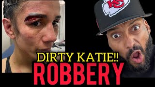 ROBBERY “Amanda Serrano Robbed Again” Katie Taylor Headbutts Should Have Been Disqualified [upl. by Etteoj]