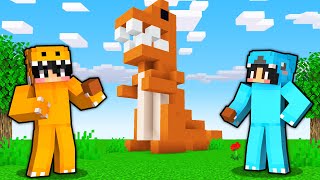 Minecraft  LEGENDARY DINOSAUR Build Battle Minigame [upl. by Araid]