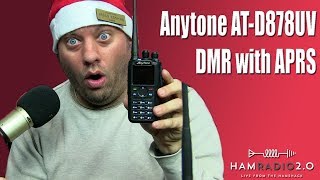 Anytone ATD878UV Dual Band DMR HT with APRS [upl. by Llemar707]