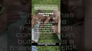 Bible Verses About Friendship Proverbs 1824 [upl. by Belter]