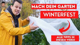 Mach dein Garten winterfest  So vergisst du nichts [upl. by Brodench]