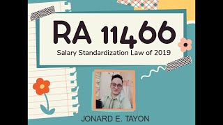 RA 11466 Salary Standardization Law of 2019 [upl. by Heady]