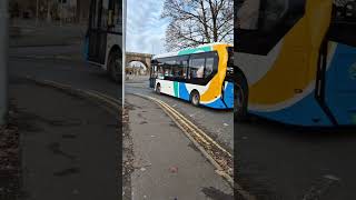 EV action in Kilmarnock with Stagecoach Yutong E12 73053 ADL E100 46009 and Volvo BZL 66010 [upl. by Eiser]