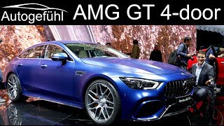 Mercedes AMG GT 4door Coupé REVIEW 63S vs 53 4Türer  Autogefühl [upl. by Daniala]