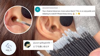 ASMR  ミクロスワブで最高の耳かき体験  Best Ear Cleaning Experience With Micro Swabs [upl. by Radke139]