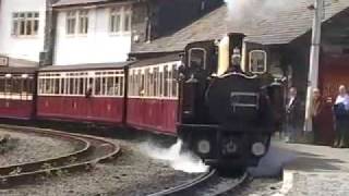 quotTaliesinquot on the Ffestiniog Steam Railway [upl. by Emmalyn448]