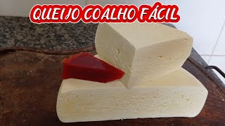 COMO FAZER QUEIJO COALHO EM CASA [upl. by Amian]