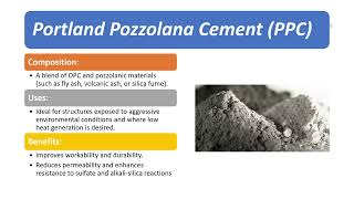 Portland Pozzolana Cement PPC [upl. by Ardnaeel387]