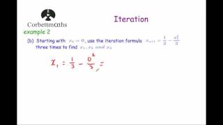 Iteration  Corbettmaths [upl. by Nat]