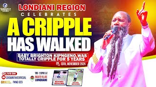 LONDIANI REGION CELEBRATES A CRIPPLE HAS WALKED  BABY BRIGHTON KIPNGENO  NOV 13TH 2024 [upl. by Otiragram]