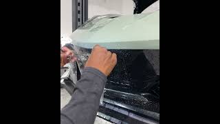 2024 Corvette C8 Cacti Green  Full Front Paint Protection film wrap corvettec8 [upl. by Oeflein842]