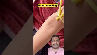 Blood Sample  Taking Blood collection  shorts shortsviral viralvideo [upl. by Walton]