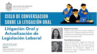 Litigación oral y Actualización de legislación laboral Ley Karin [upl. by Merras]