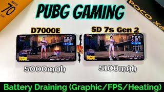 realme NARZO 70 Turbo Vs POCO X6 PUBG BGMI Gaming Test 90 FPS Vs 60 FPS Which is Best [upl. by Latrina882]