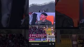 Solider TaeTae enjoying Football match😭 v taehyung [upl. by Logan]