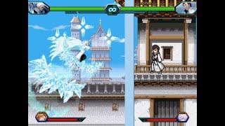 Hitsugaya Toshiro Bankai vs Sousuke Aizen  Bleach vs Naruto 33 [upl. by Hintze]