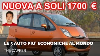 Le 5 AUTO più ECONOMICHE al MONDO [upl. by Anaed596]