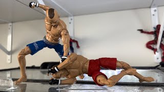 UFC 57 Chuck Liddell vs Randy Couture Jakks Pacific UFC Ulitmate Battles Series 2 pack Review [upl. by Marco953]