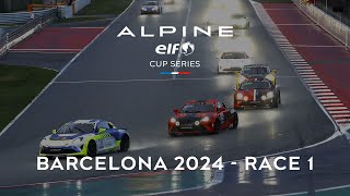 2024 Alpine ELF Cup Series season  Circuit de Barcelona—Catalunya  Race 1 [upl. by Noiek]