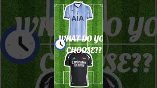 Tottenham Vs Arsenal  Kit Battle footballjersey football kit tottenham arsenal [upl. by Leticia]