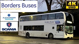 Borders Buses X62 Galashiels  Edinburgh AlexanderDennis Enviro400MMC ScaniaN250UD11619YN66BBV [upl. by Teeter]